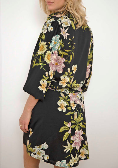 Night Garden Floral Mini Skirt