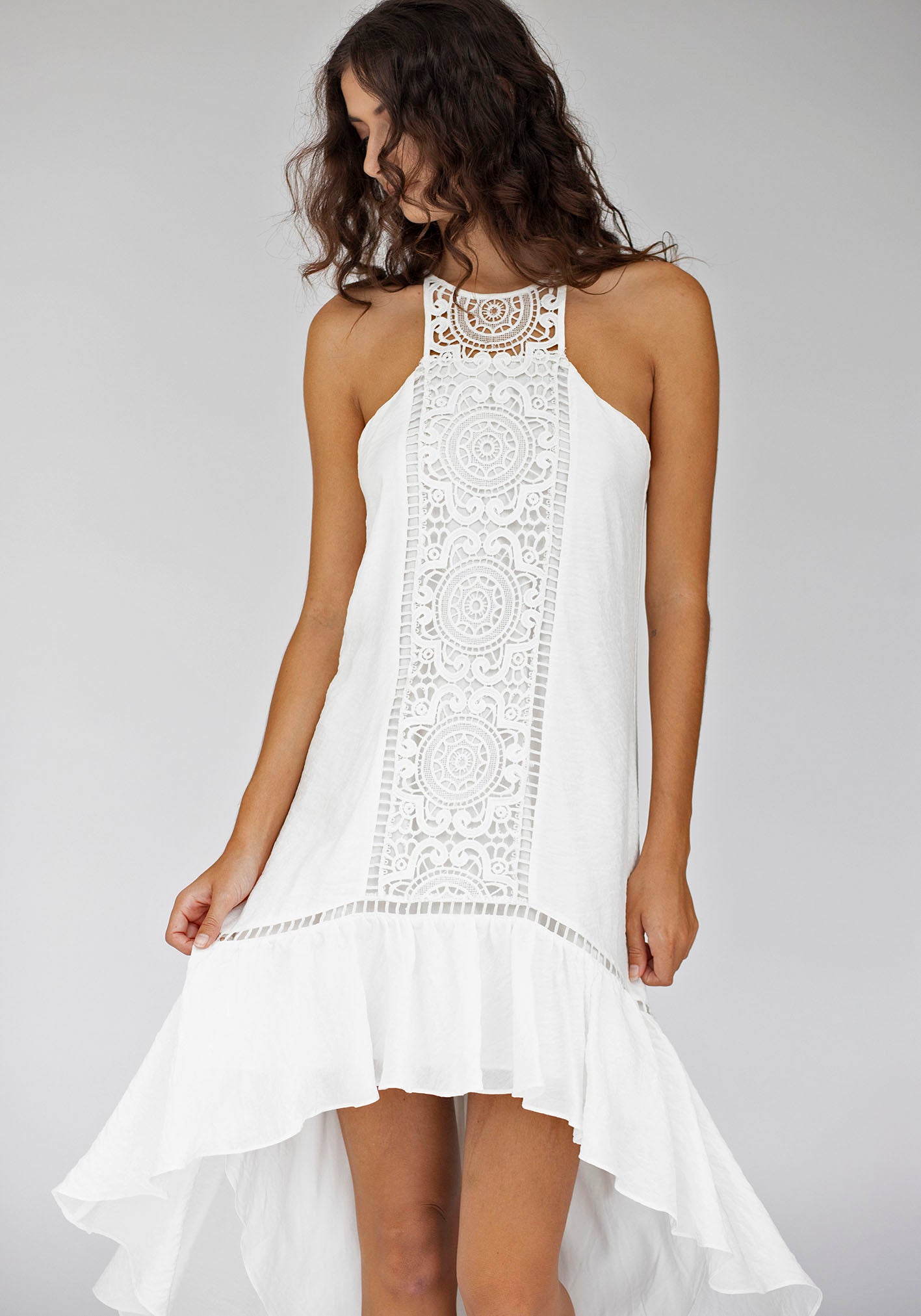 Noosa Lace Front High Low Dress | Maxi Dress Australia