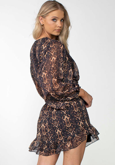 Paper Moon Floral Party Dress by Three of Something Australia