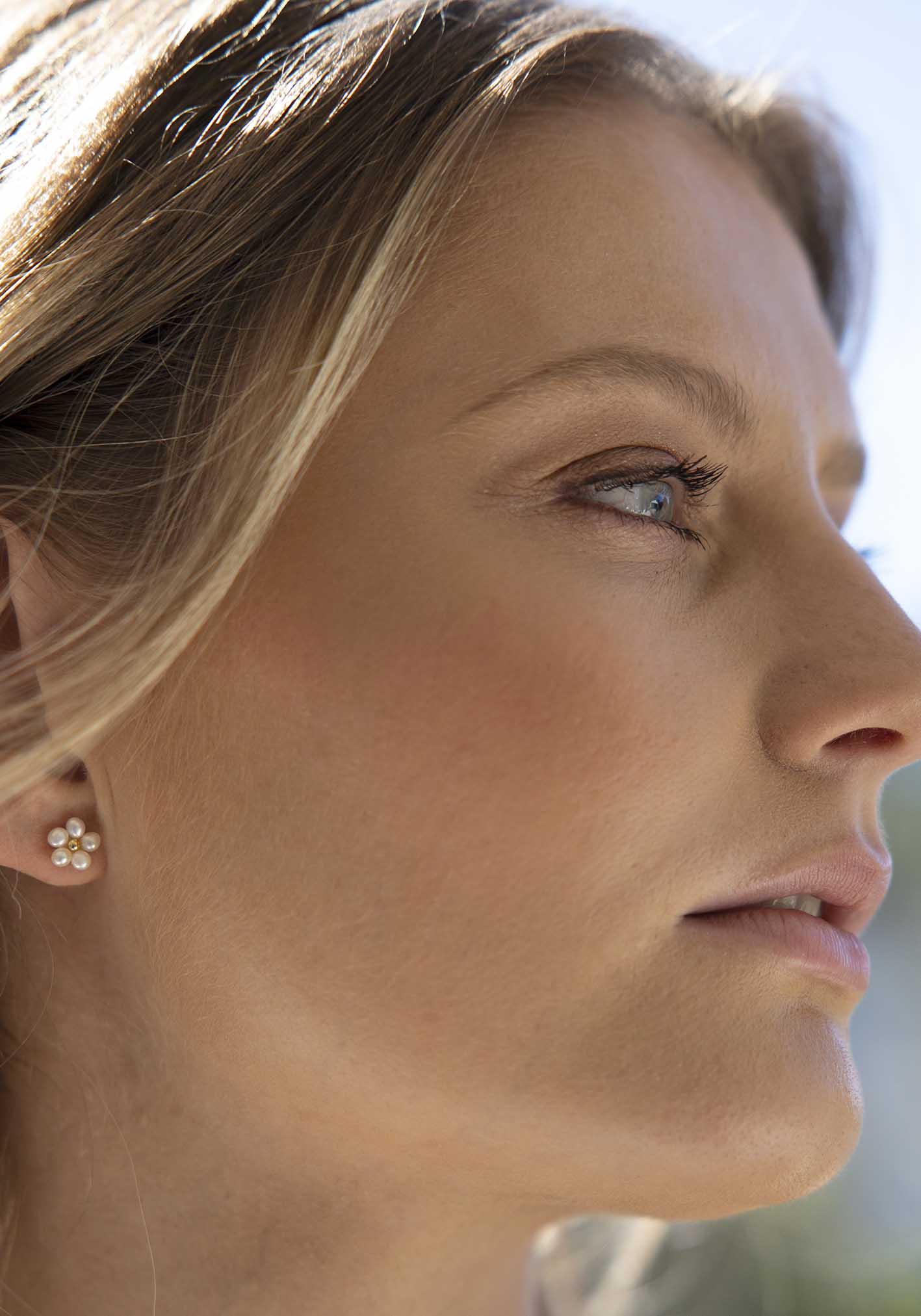 Pearl Bloom Stud Earrings