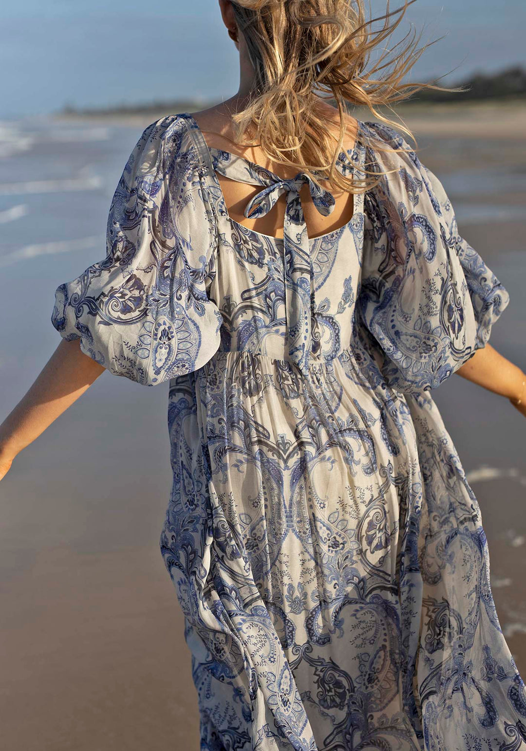 marco maxi dress San Marco Sleeve Floral Maxi Dress