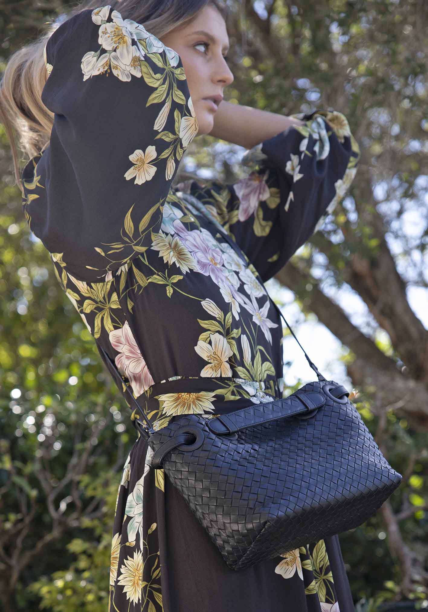 Siena Woven Leather Bag