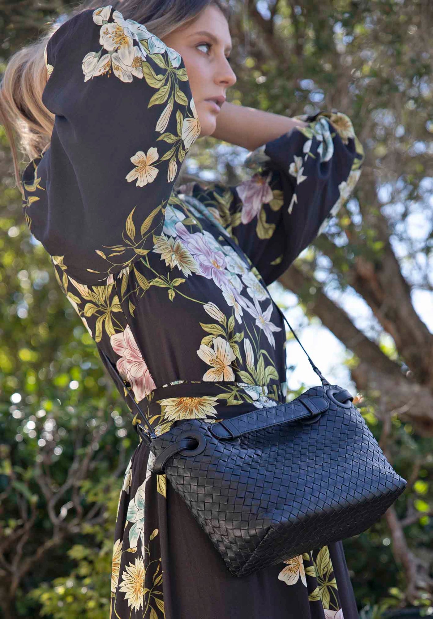 Siena Woven Leather Bag