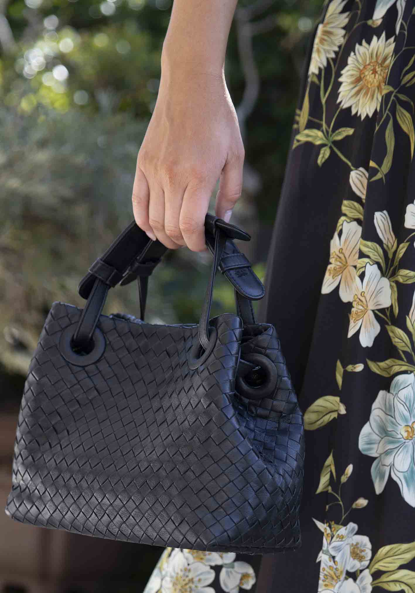 Siena Woven Leather Bag