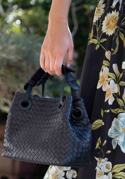 Siena Woven Leather Bag