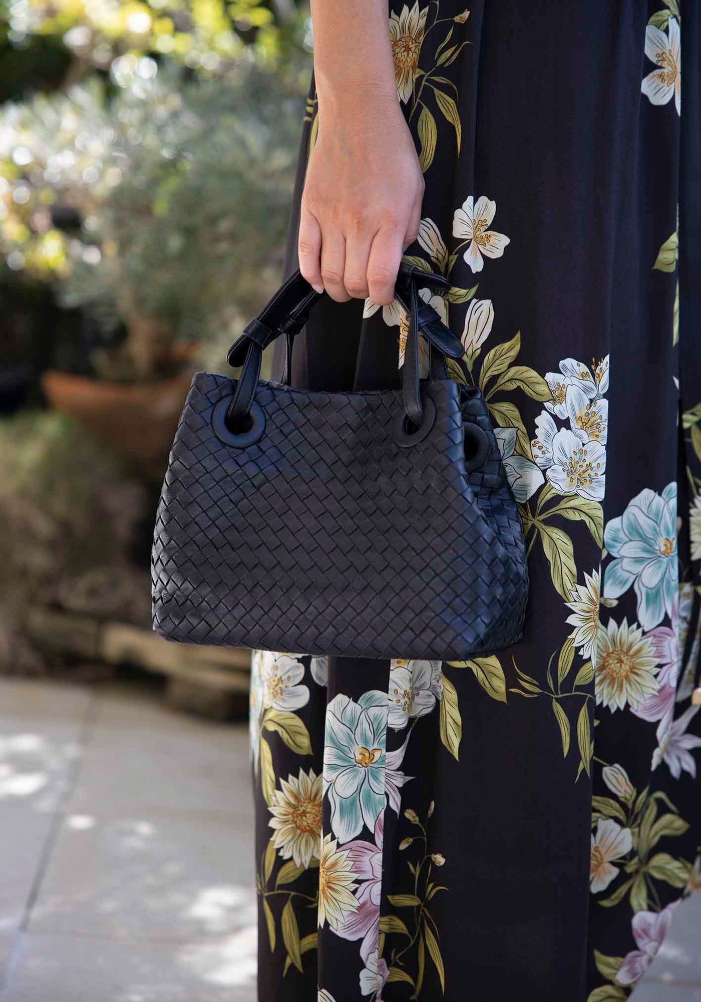 Siena Woven Leather Bag