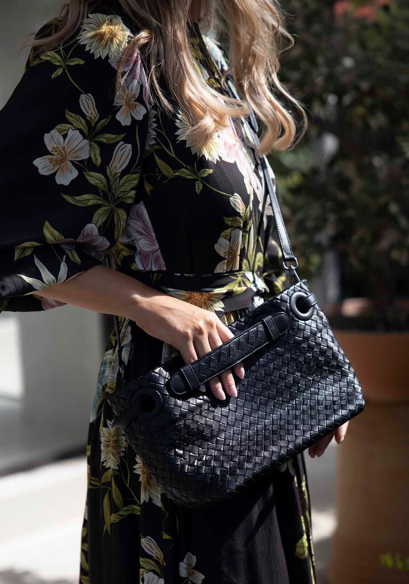 Siena Woven Leather Bag