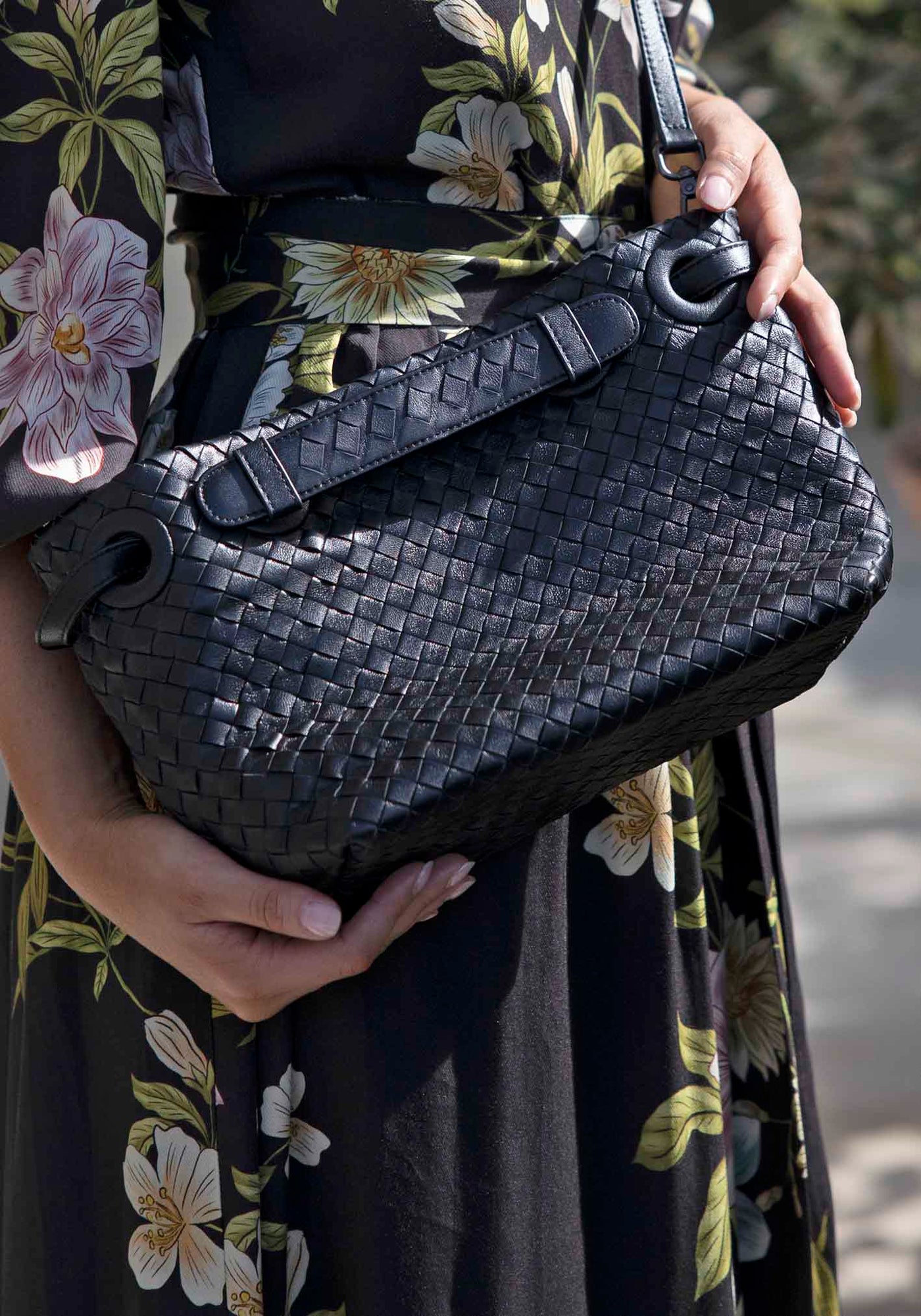 Siena Woven Leather Bag