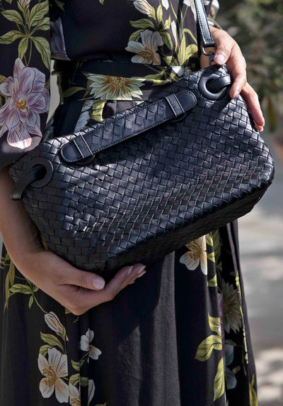 Siena Woven Leather Bag