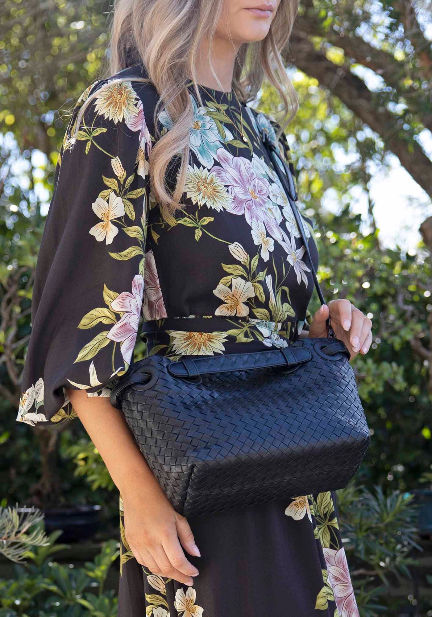 Siena Woven Leather Bag