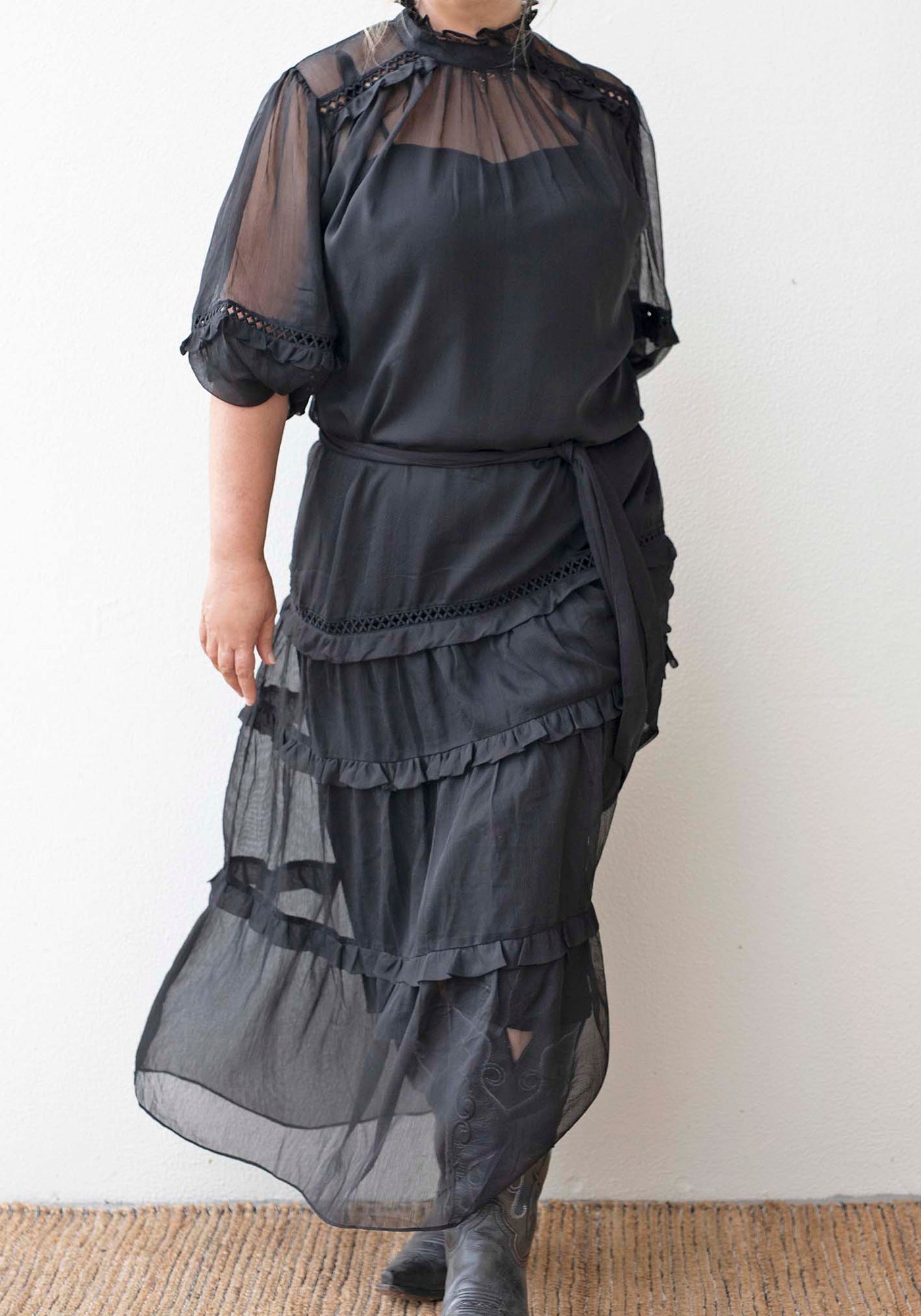 The Sorceress Black Maxi Dress by Three of Something Australia