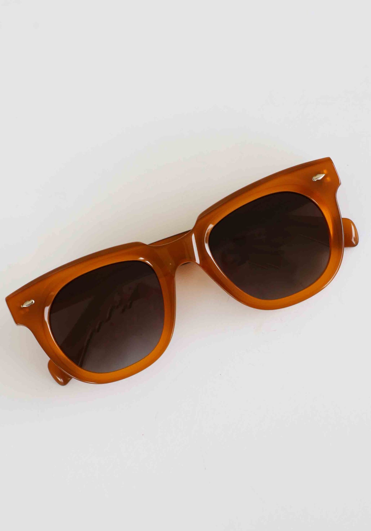 The Claudette Amber Sunglasses