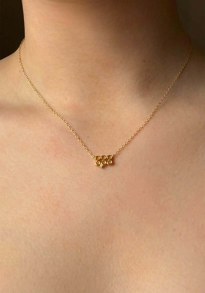 Trinity Blessings Gold Necklace