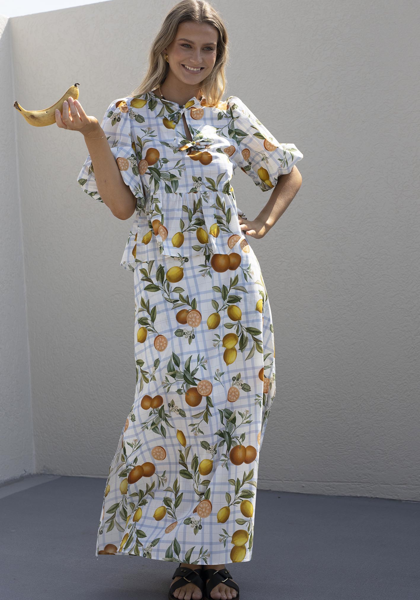 Tropical Picnic Maxi Skirt