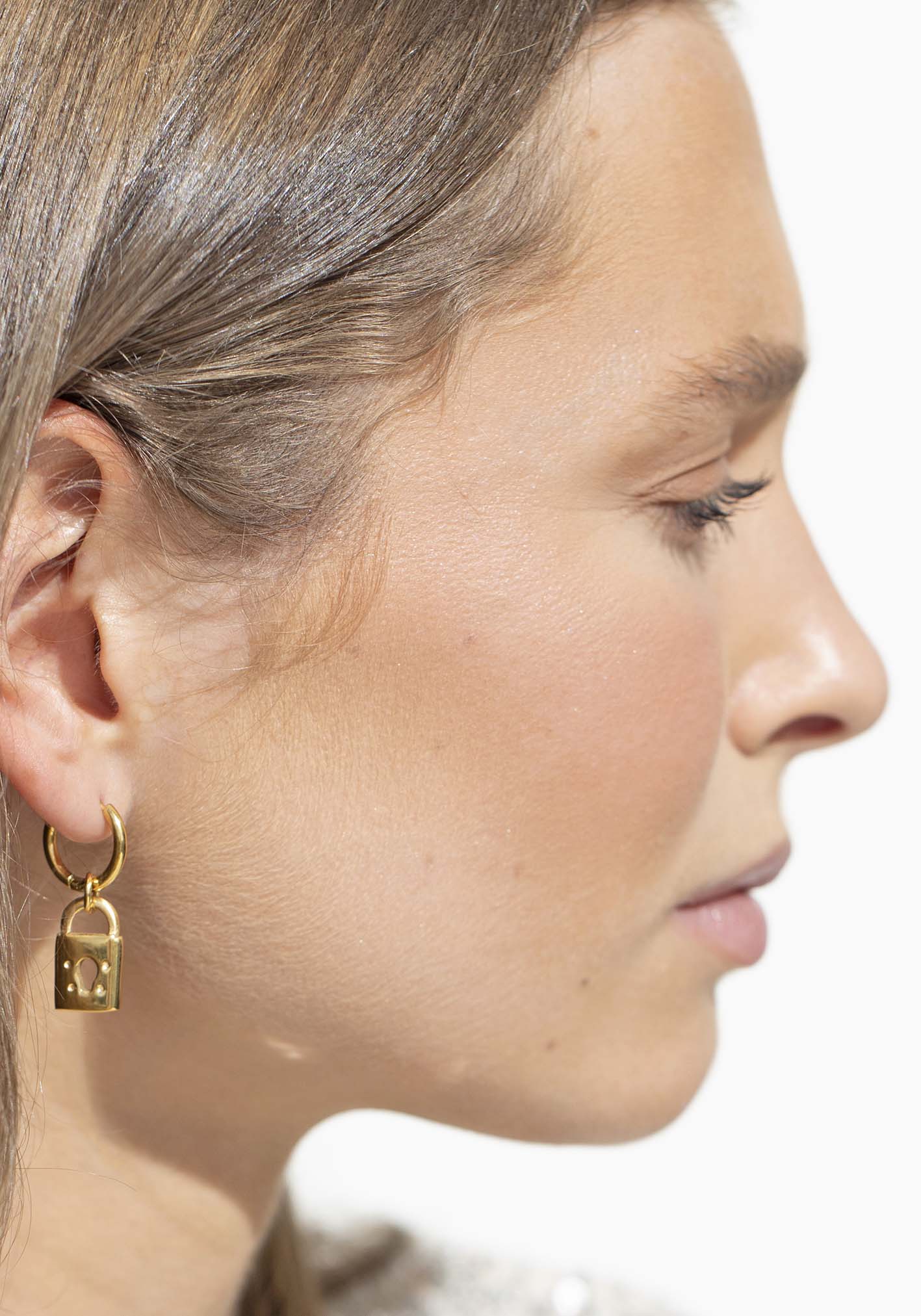 Unlocked Gold Earrings