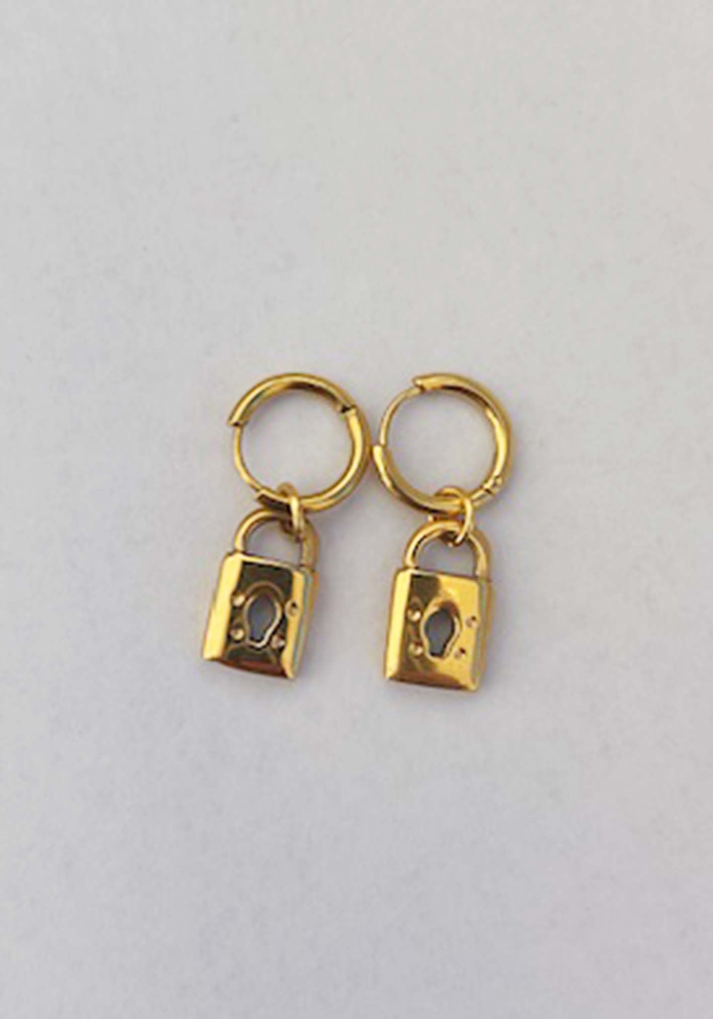 Unlocked Gold Earrings