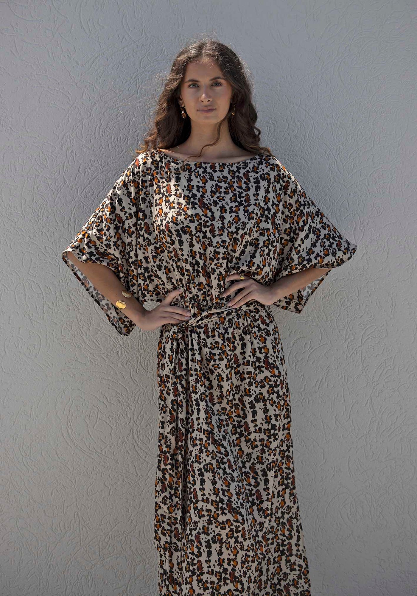 Untamed Animal Print Resort Maxi Dress