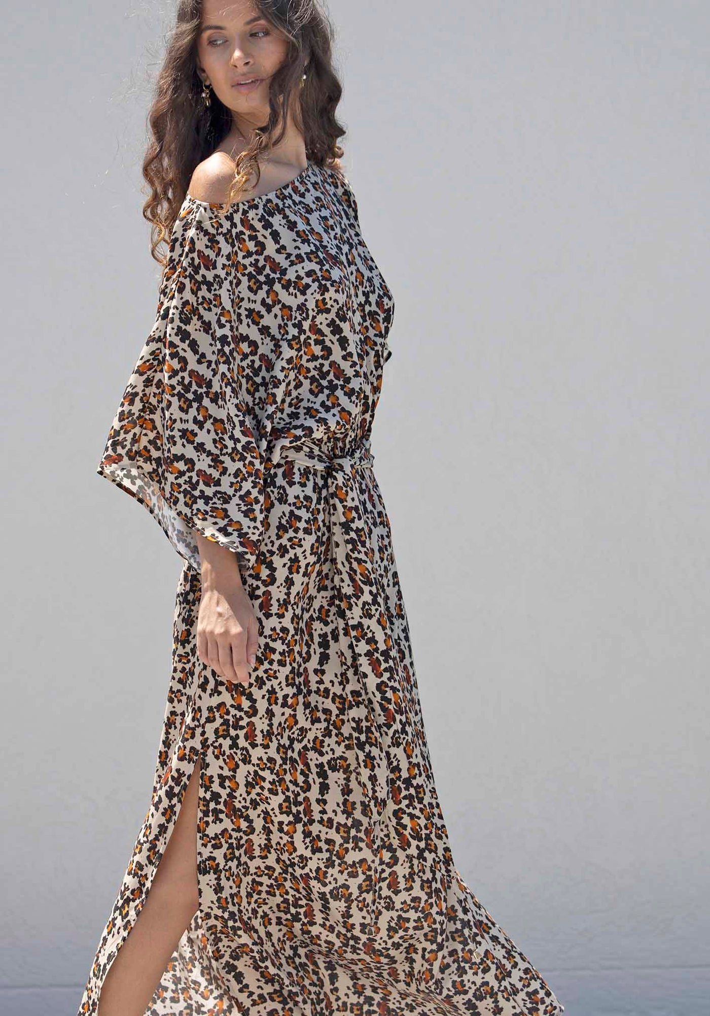 Untamed Animal Print Resort Maxi Dress