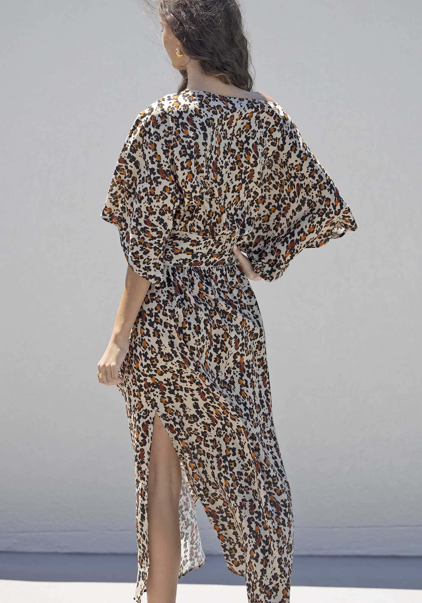 Untamed Animal Print Resort Maxi Dress