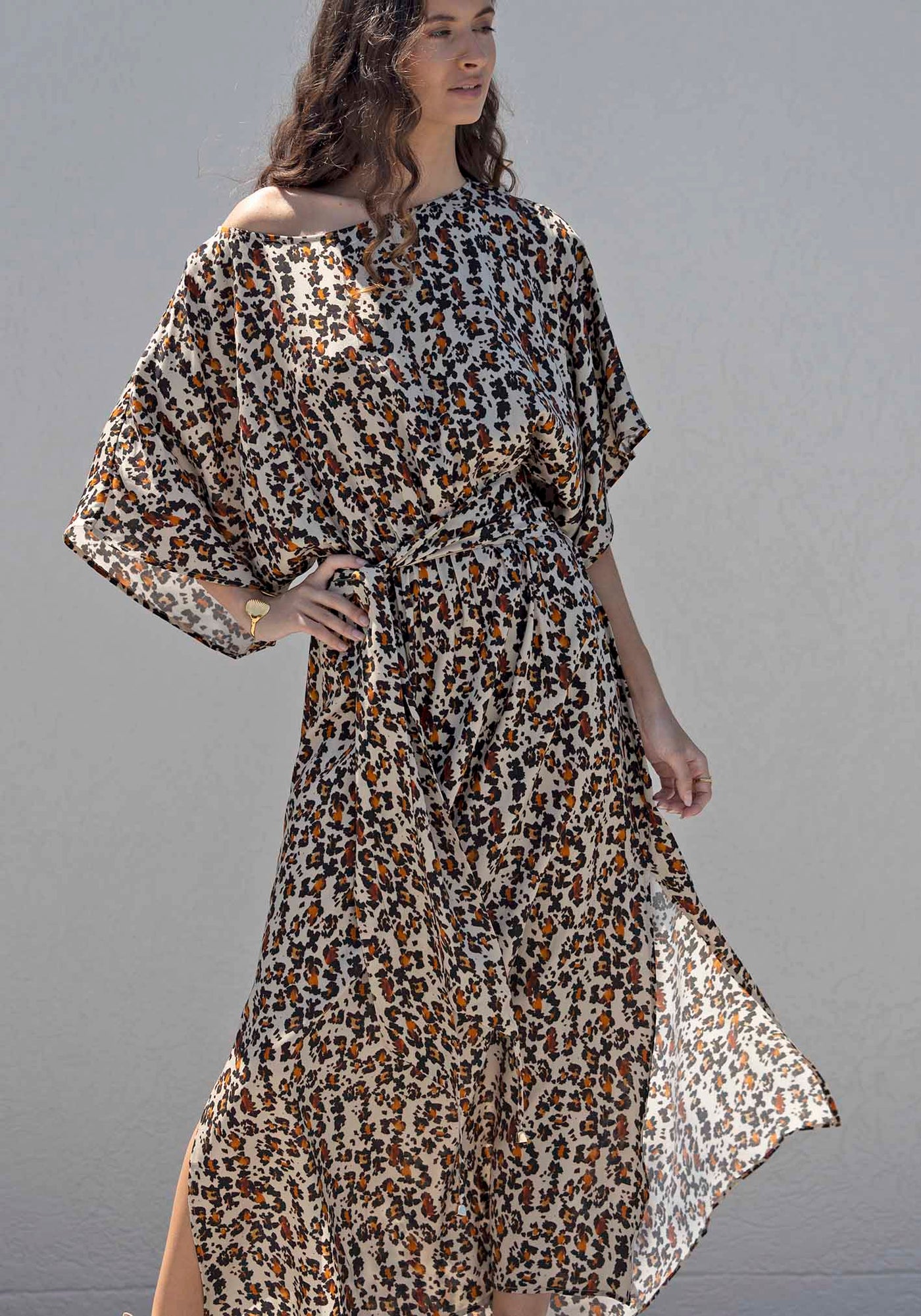 Untamed Animal Print Resort Maxi Dress