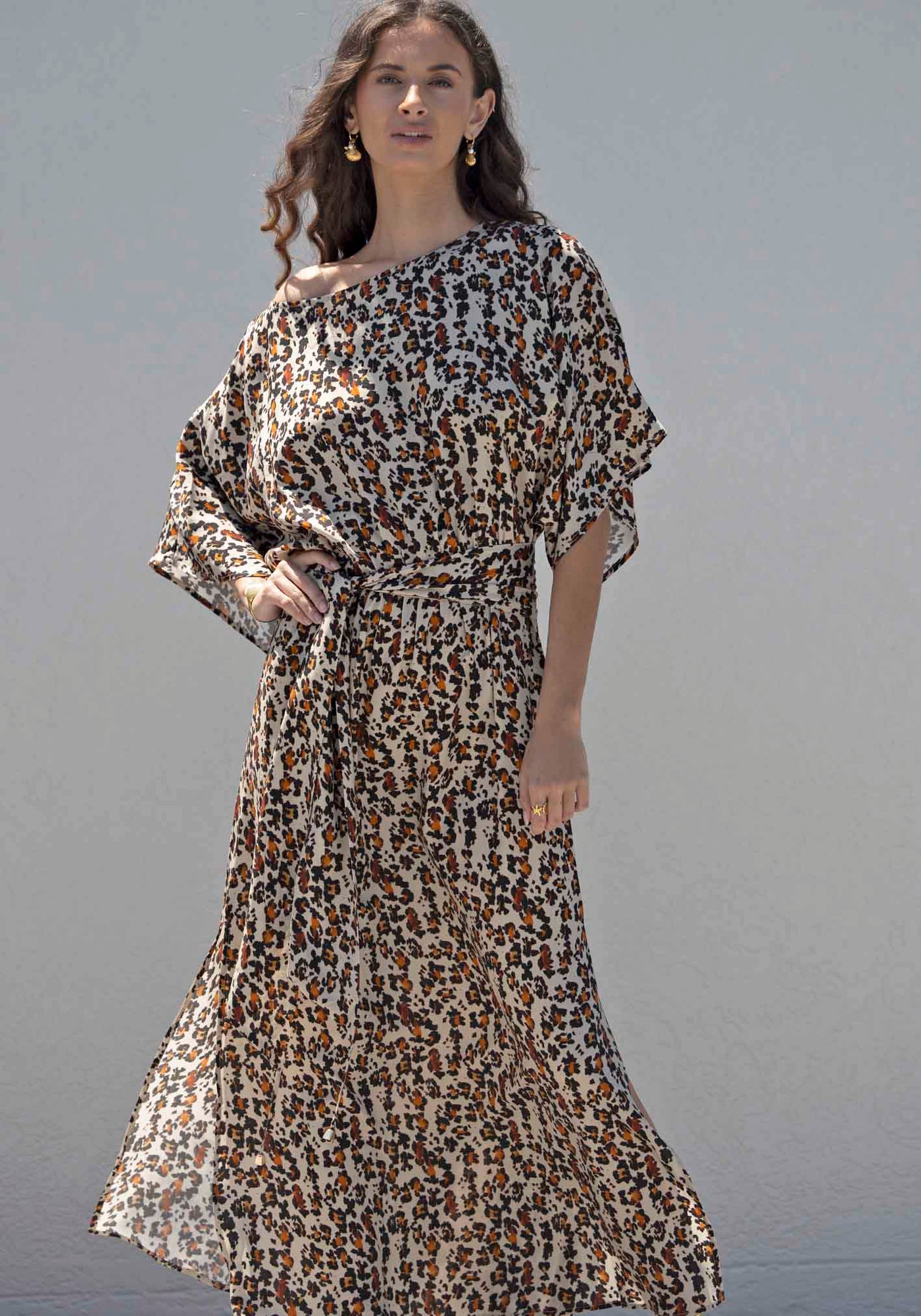 Untamed Animal Print Resort Maxi Dress