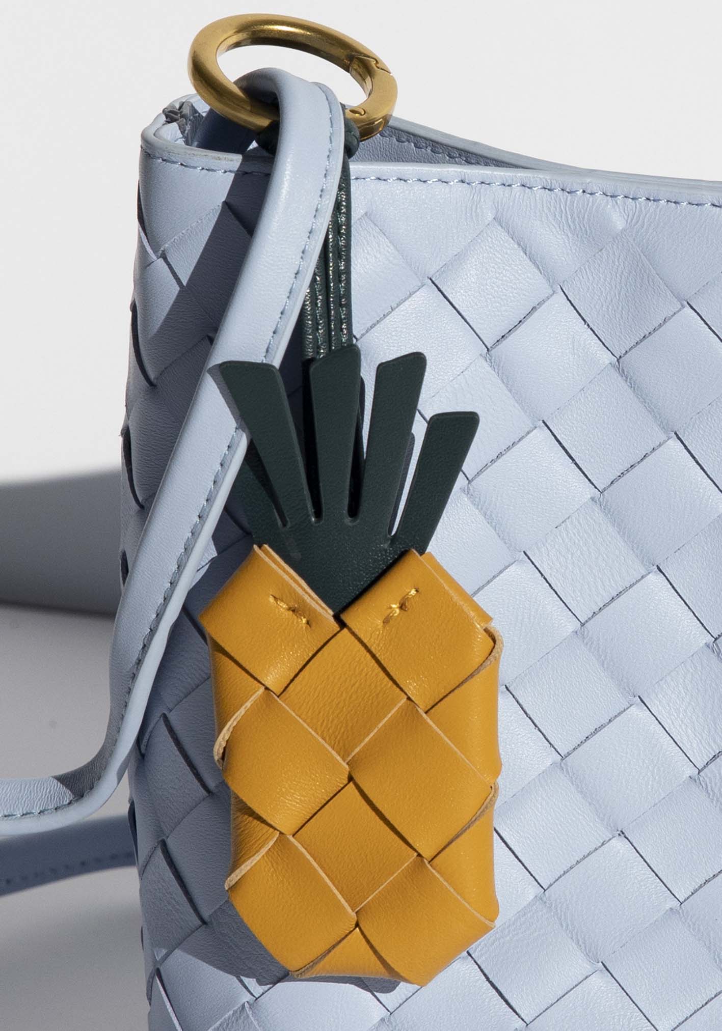 Pineapple Leather Bag Charm