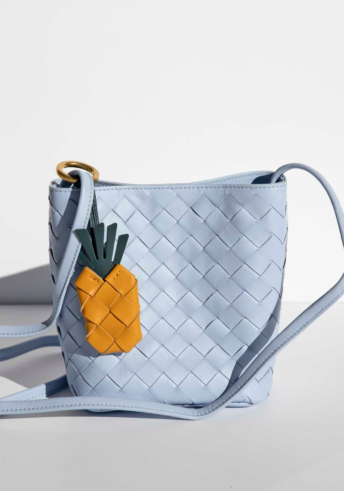 Pineapple Leather Bag Charm