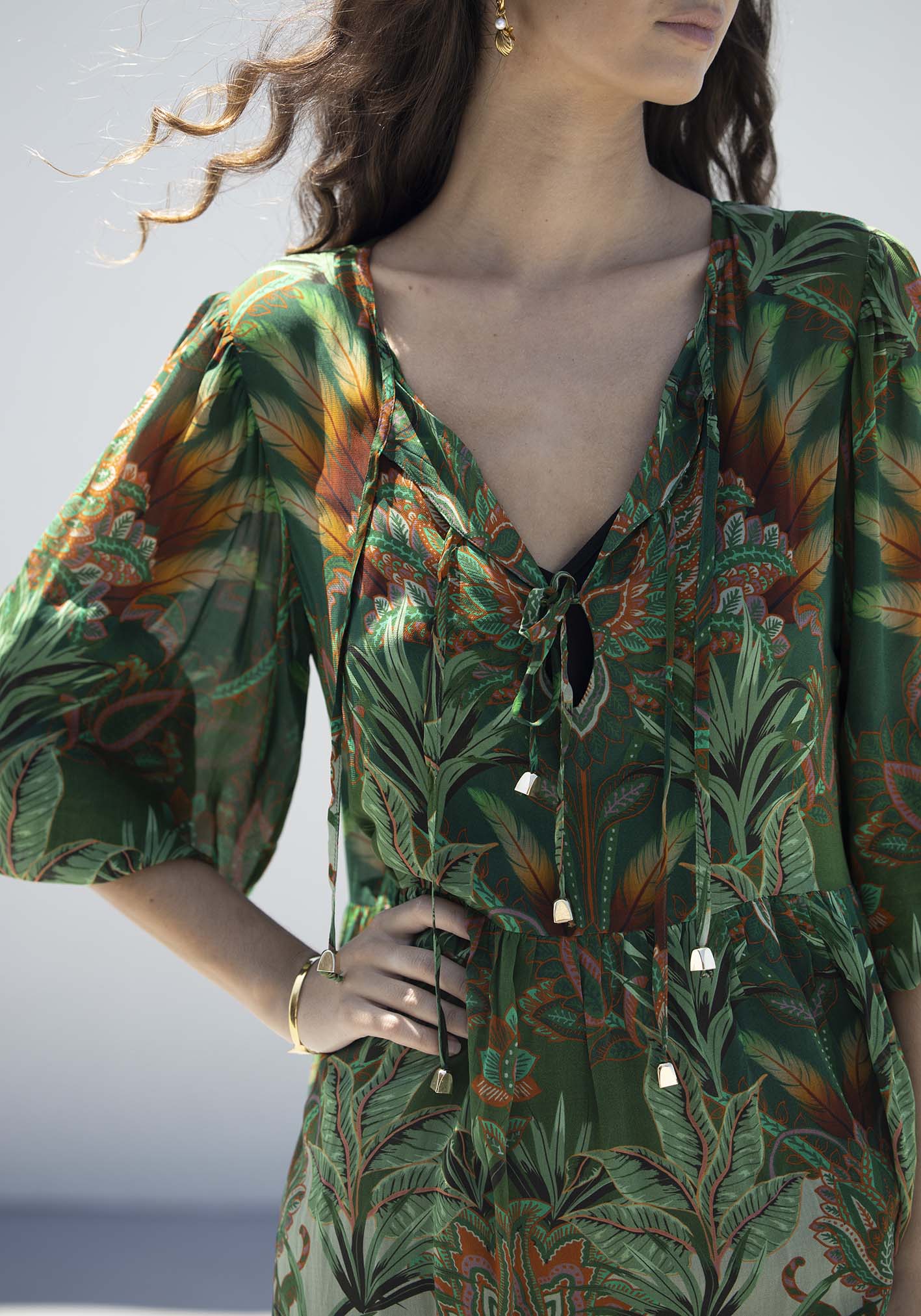 Vida De Fiesta Maxi Kaftan Dress