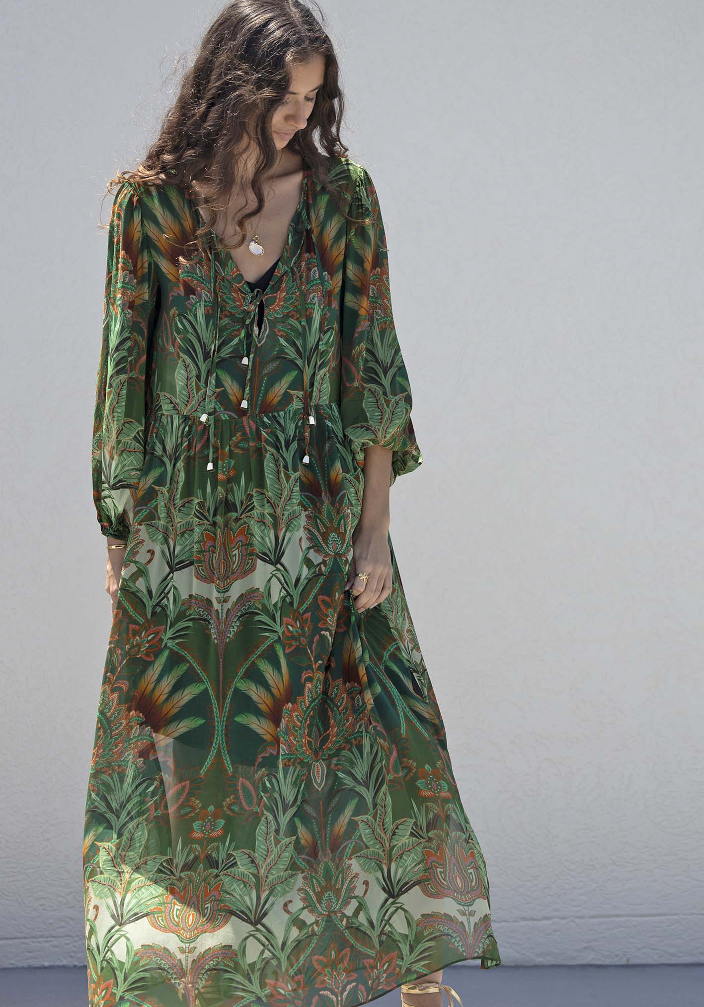 Vida De Fiesta Maxi Kaftan Dress