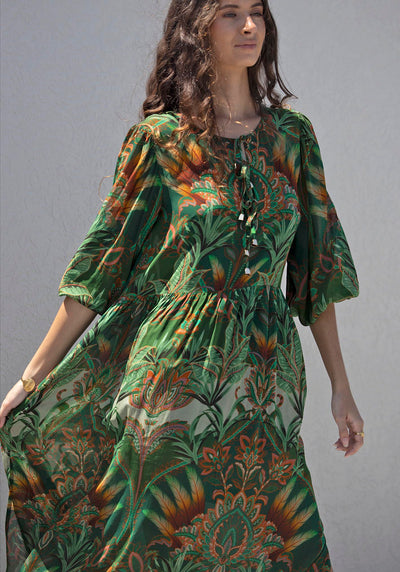 Vida De Fiesta Maxi Kaftan Dress