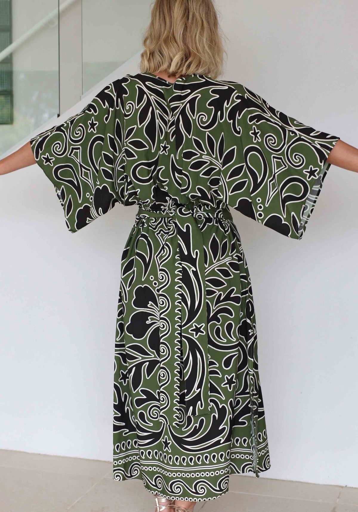 Villa Fiora Resort Kaftan Maxi Dress
