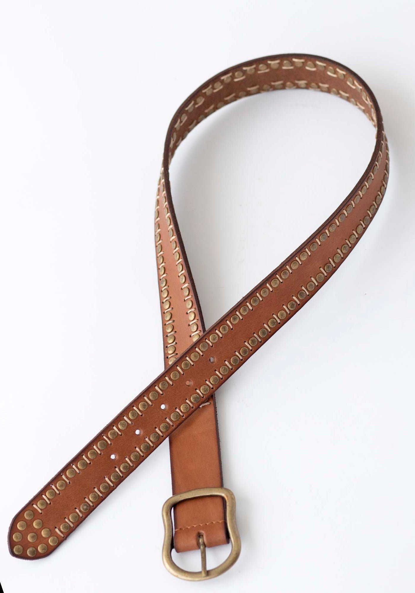 Viper Leather Studded Belt