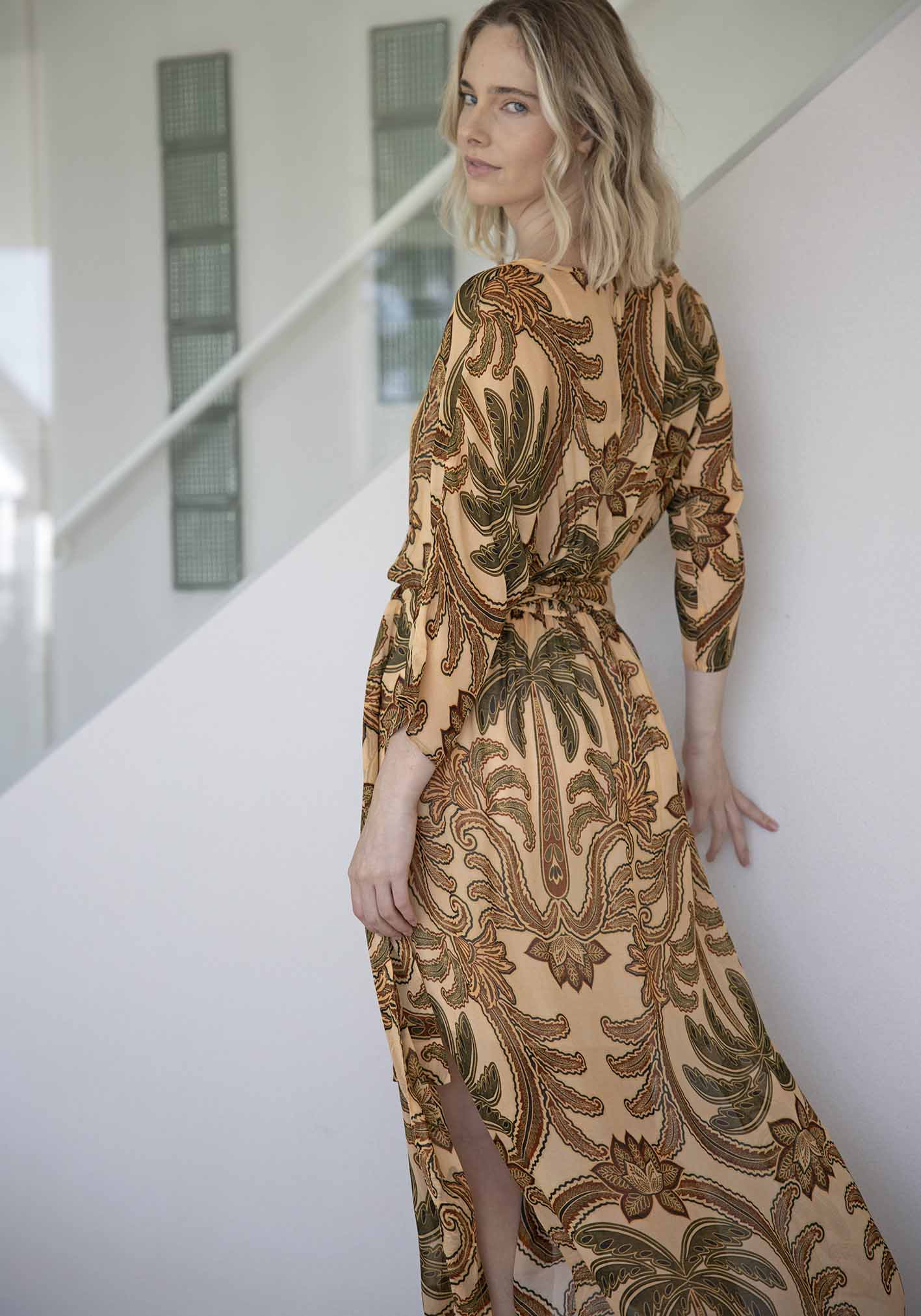 Zanzibar Palm Resort Kaftan Dress