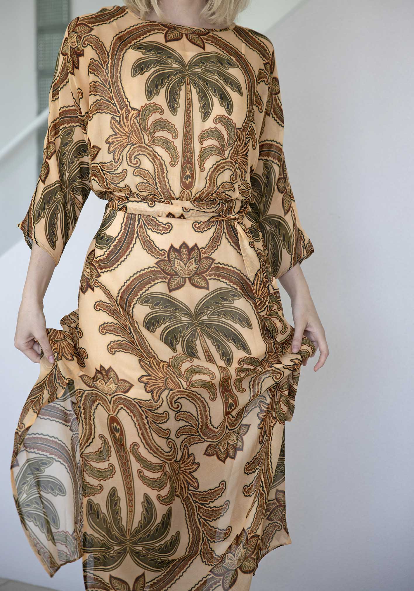 Zanzibar Palm Resort Kaftan Dress