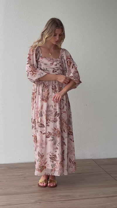 Mahalo Sleeve Maxi Dress