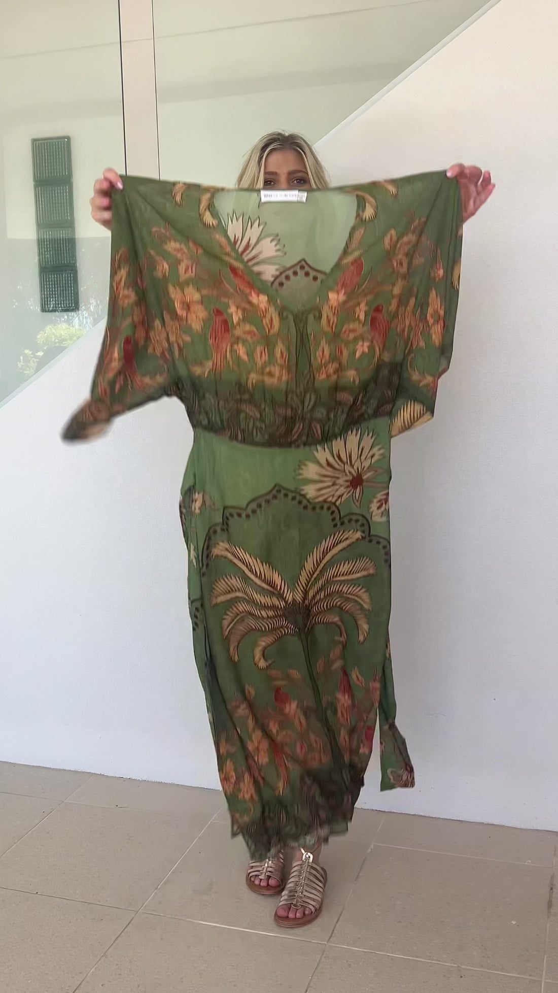 Oasis Resort Maxi Dress by Three of Something