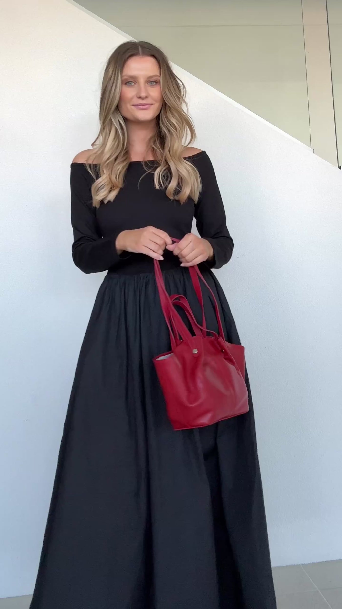 Florence Red Leather Bag