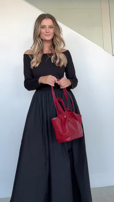 Florence Red Leather Bag