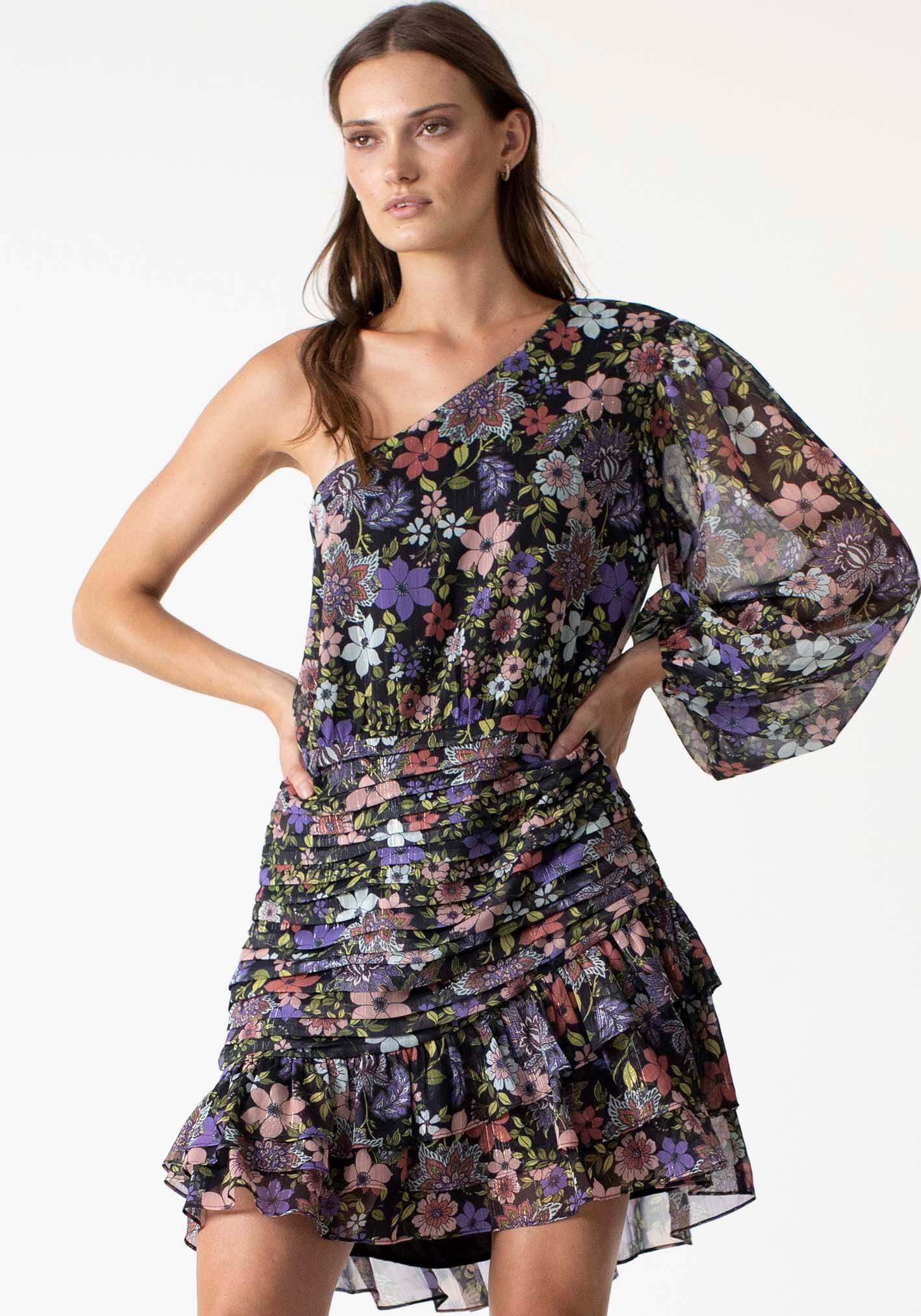 A New Rhythm Mini Dress | Floral Mini Dress by Three of Something Australia