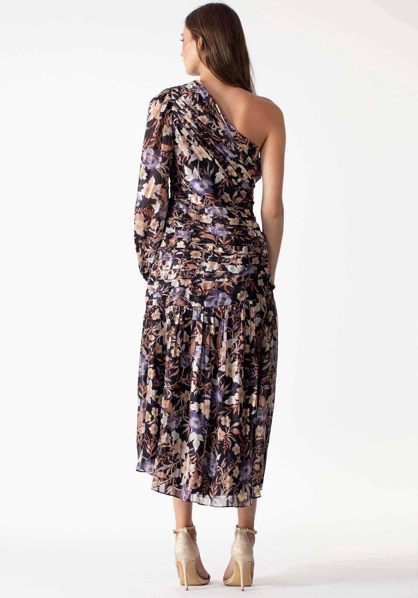 Bianca Floral Enchanted Floral Midi Dress | Floral Dress Australia by Three of Something