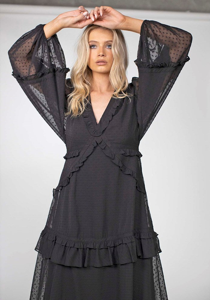 Chateau Black Maxi Dress | Maxi Dress Australia