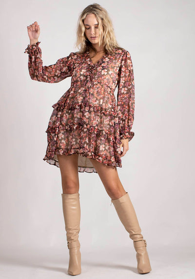 Heathers Floral Bright Moon Dress