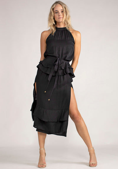Rococo Sands Black Maxi Dress | Maxi Dress Australia