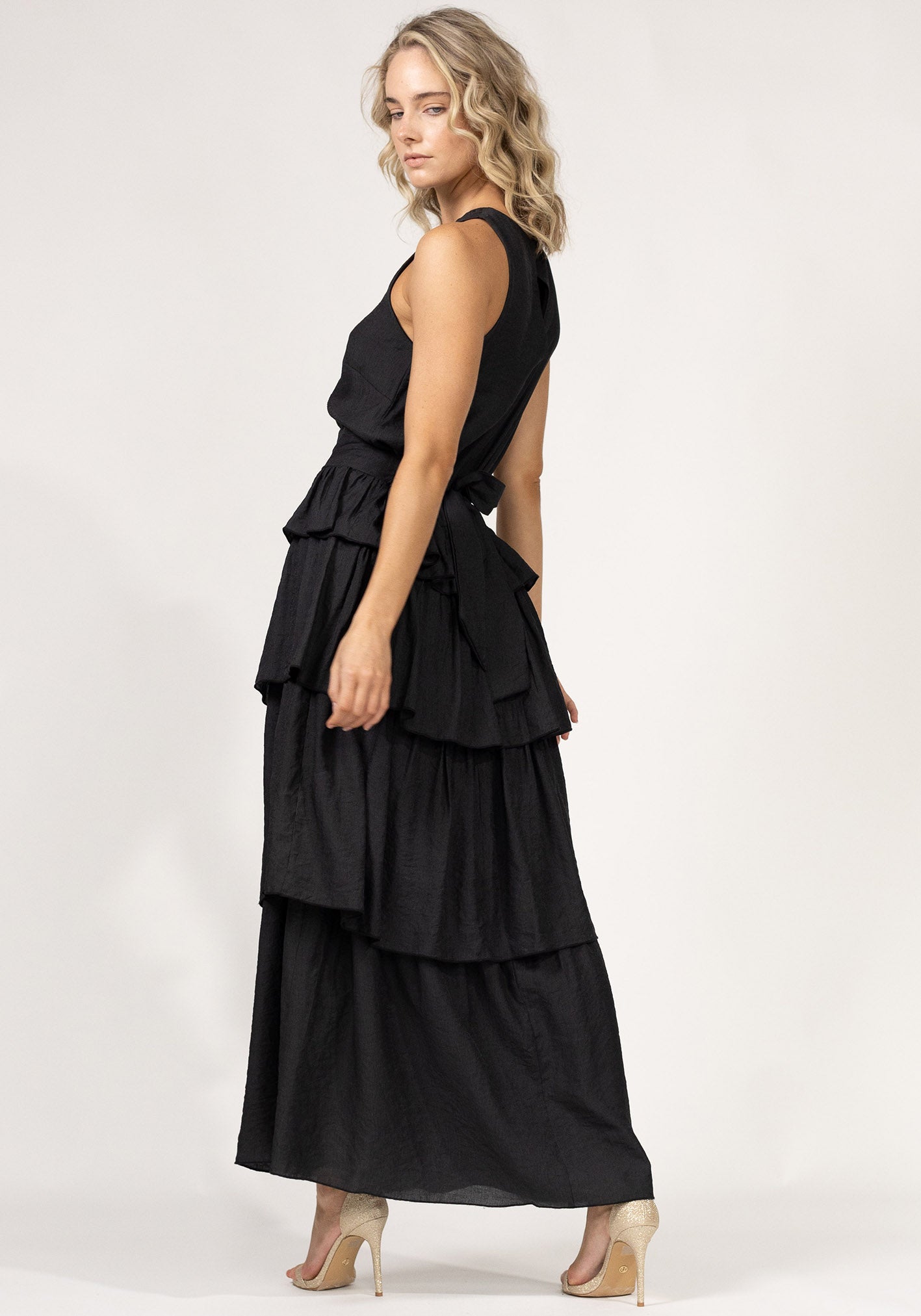 Serendipity Black Maxi Dress | Maxi Dress Australia – THREE OF SOMETHING
