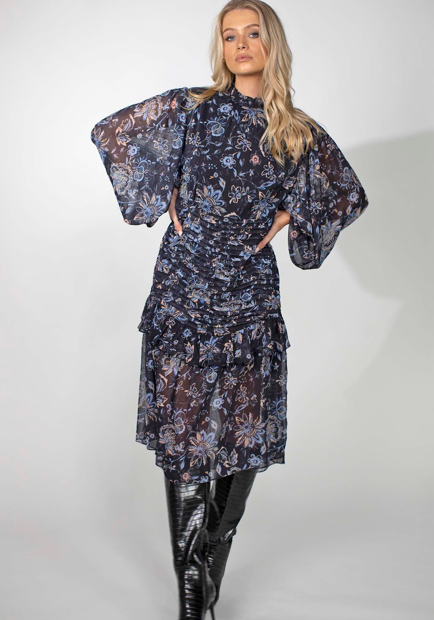 Sunday Dreamers Floral Midi Dress | Maxi Dress Australia – THREE OF ...