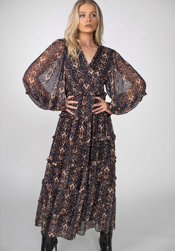 Supernova Floral Maxi Dress by Three of Something Australia